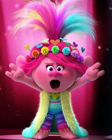 Trolls Birthday Party, Troll Party, Rainbow Poppy, Poppy Coloring Page ...