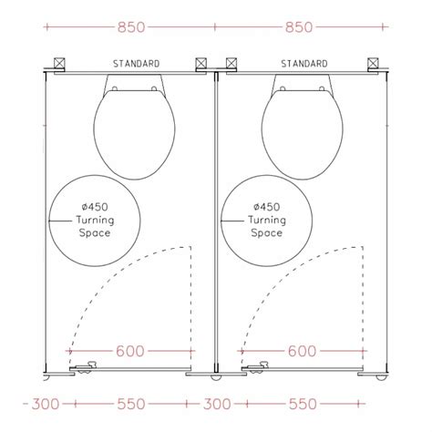 Standard Toilet Cubicle Dimensions