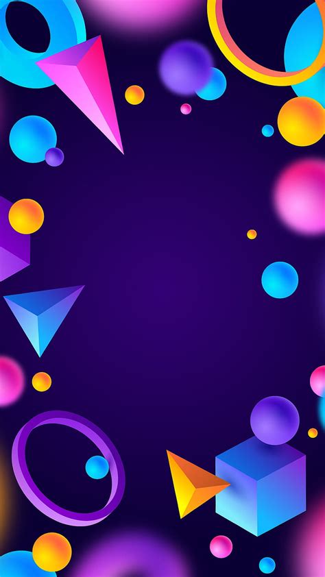 1920x1080px, 1080P free download | Colorful 3D Objects, 3D shapes ...