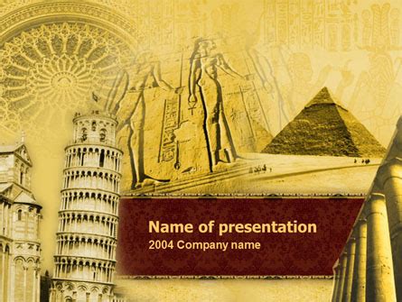 Historical Monuments Presentation Template for PowerPoint and Keynote ...