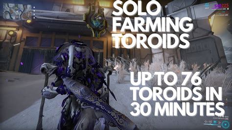 Warframe | Solo Toroid Farming With Both Resource Boosters - YouTube