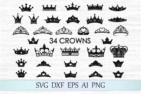 Crown Svg, Princess Crown Svg, King Crown Svg, Crown Clipart By ...