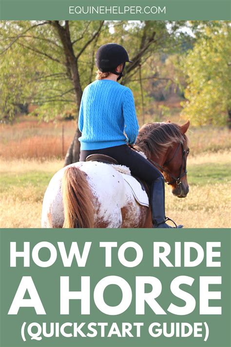 How to ride a horse quick start guide for beginners – Artofit