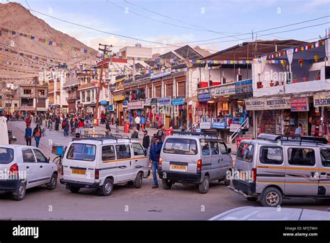 Leh capital of Ladakh Stock Photo - Alamy