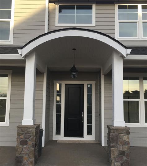 Black Farmhouse Style Front Door