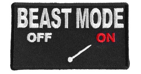 Beast Mode Mode On Patch | Funny Patches -TheCheapPlace