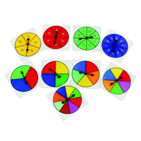 Probability Spinner Set, 9 pcs! 115-41748