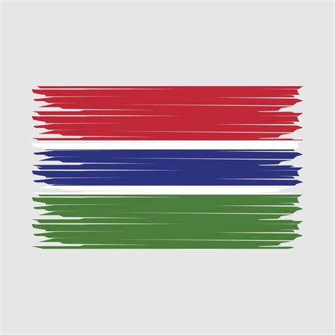 Gambia Flag Illustration 21568535 Vector Art at Vecteezy