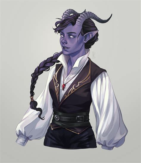 Pin by Natalya Vasilyeva on Creatures | Character portraits, Tiefling ...