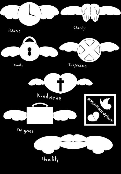 Seven Heavenly Virtues Symbols