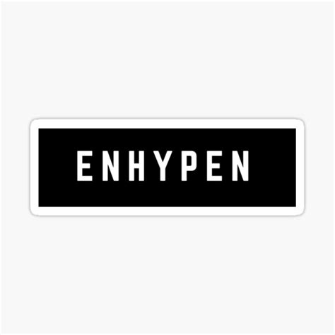 "Enhypen logo #1" Sticker for Sale by rosesandrose | Redbubble