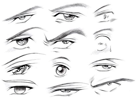 Pin by Ирина А. on глаза | Guy drawing, Male eyes, How to draw anime eyes