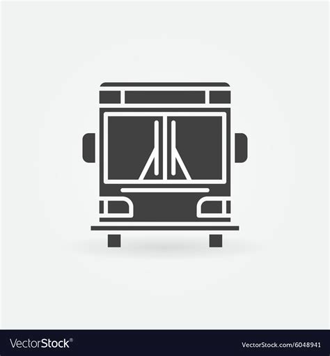 Bus icon or logo Royalty Free Vector Image - VectorStock