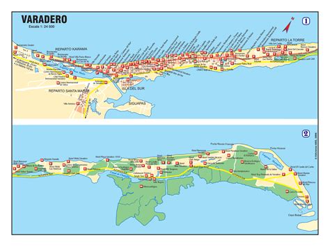 Map Of Varadero Cuba Resorts – NBKomputer