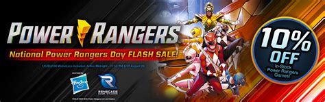 National Power Rangers Day! - Renegade Game Studios