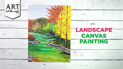 Landscape Painting | Acrylic Painting Landscape | Landscape Painting ...