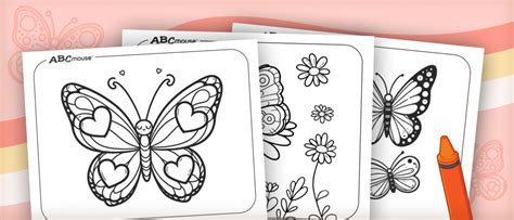 Butterfly Coloring Pages | ABCmouse