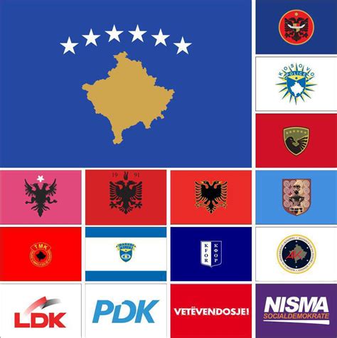 Kosovo Flag Security Force Police Dardania Pristina Protection Corps ...