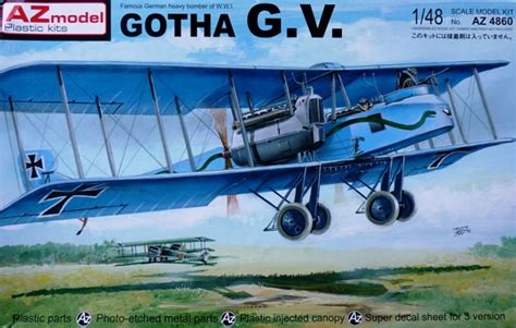 A.Z. Model Kit No. 4860 - Gotha G.V Review by Rob Baumgartner