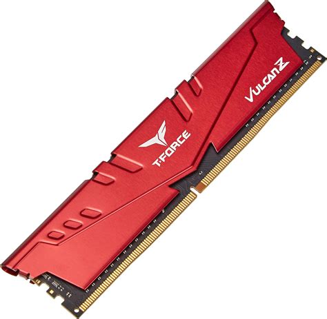 TeamGroup T-Force Vulcan Z 16GB DDR4 3200Mhz Gaming Memory (Red ...