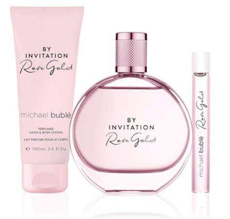 Michael Buble By Invitation ROSE GOLD Eau de Parfum Gift Set $70 ...