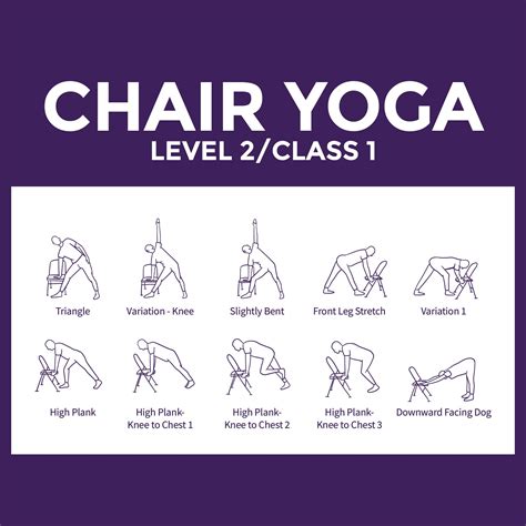 Senior Citizen Chair Yoga For Seniors Printable - chair stretch ...