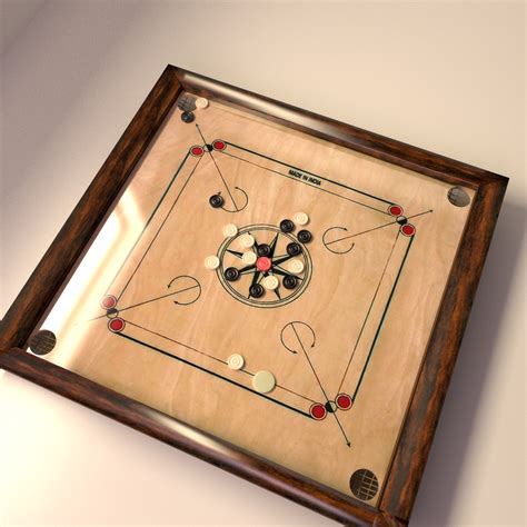 Carrom Board Game 3D model | CGTrader