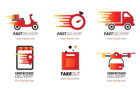 Food Delivery Logo Vector Art, Icons, and Graphics for Free Download