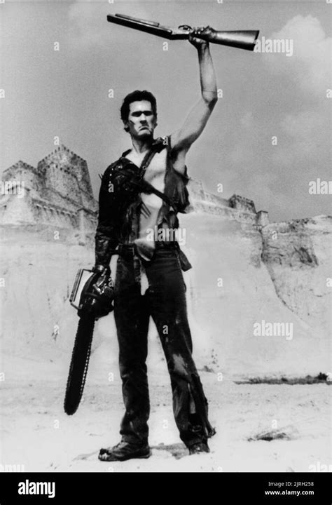 Bruce campbell the evil dead ii Black and White Stock Photos & Images ...