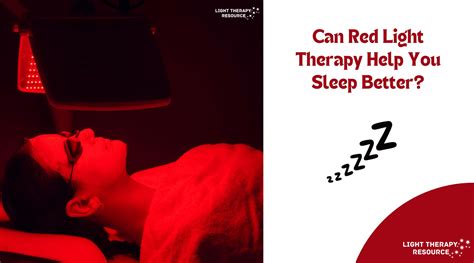 Can Red Light Therapy Help You Sleep Better? – Light Therapy Resource