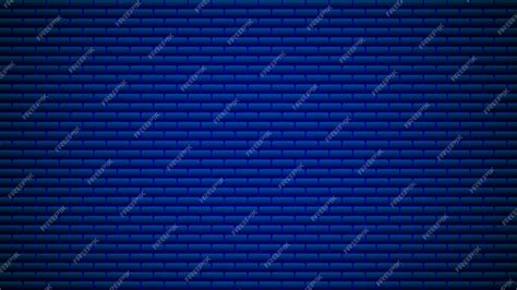 Premium Vector | Dark Blue Brick Wall Pattern Abstract background ...