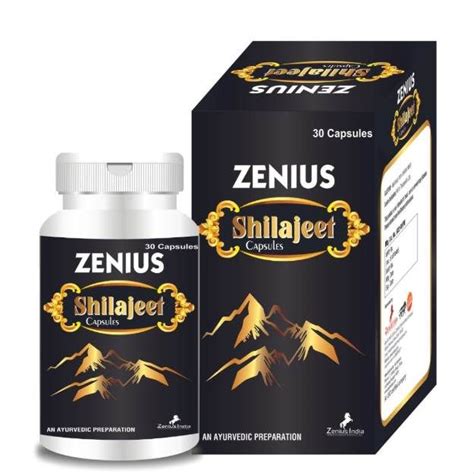 Zenius Shilajeet Capsule For Sexual power: Uses, Price, Dosage, Side ...