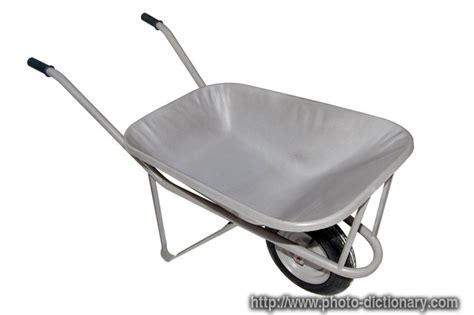 wheelbarrow - photo/picture definition at Photo Dictionary ...