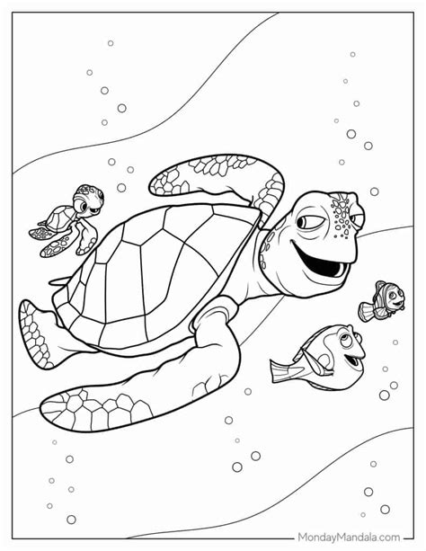 Finding Nemo Coloring Page Crush 2176 | The Best Porn Website