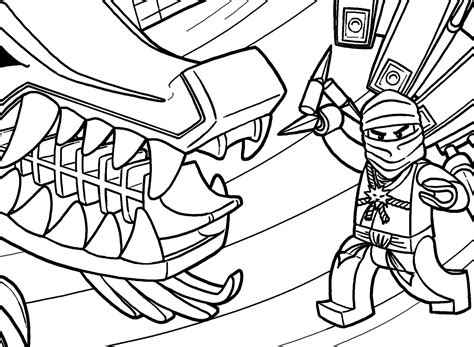 Ninjago Dragon Coloring Pages - Free Printable Coloring Pages