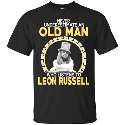 Leon Russell Shirts Old Man Listens To Leon Russell - Teesmiley