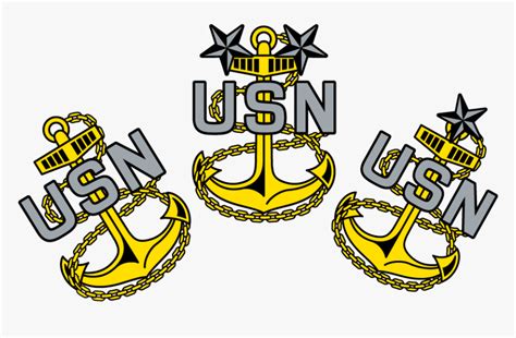 Us Navy Chief Anchors, HD Png Download - kindpng