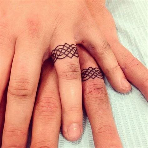 40+ Sweet & Meaningful Wedding Ring Tattoos