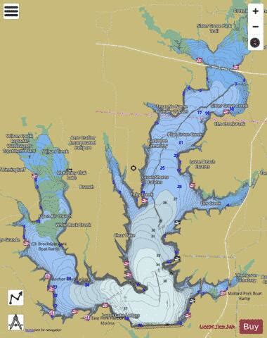 Lavon Fishing Map | Nautical Charts App