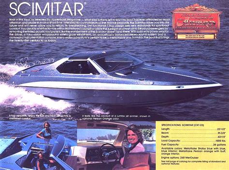 1981 Glastron Scimitar Power Boats, Speed Boats, Mako Boats, Glass Boat ...