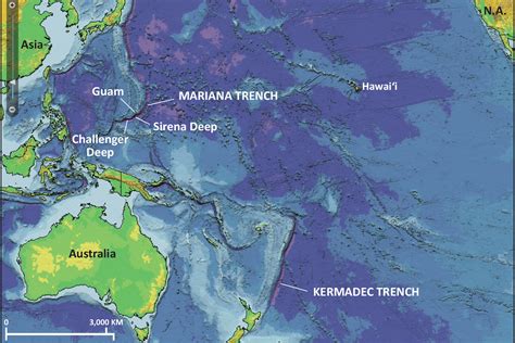 Ocean Trench Map