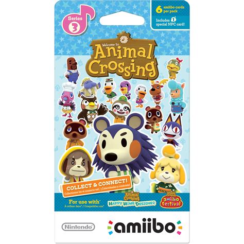 Nintendo Animal Crossing amiibo Cards Series 3 (6-Pack) NVLEMA6C