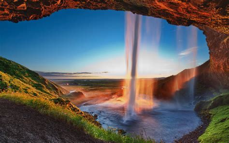 Seljalandsfoss Waterfall Iceland Wallpapers - Wallpaper Cave