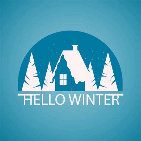 Realistic winter logo template design 14533058 Vector Art at Vecteezy