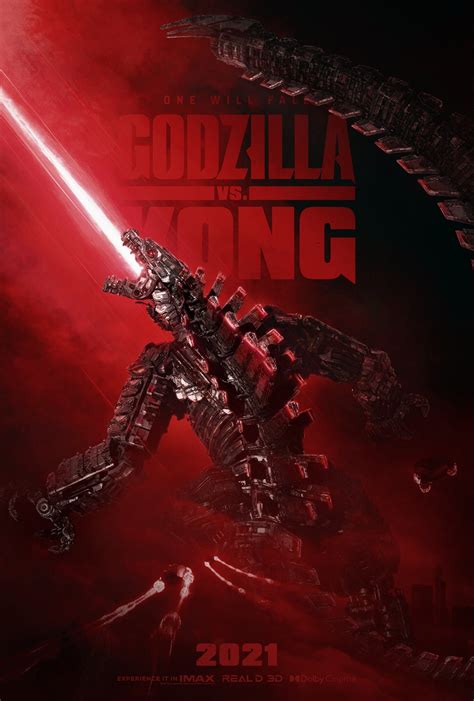 Godzilla vs. Kong Mechagodzilla Poster (Godzilla vs. Kong (2021) Movie ...