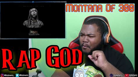 (REACTION) Montana of 300 - Rap God - YouTube