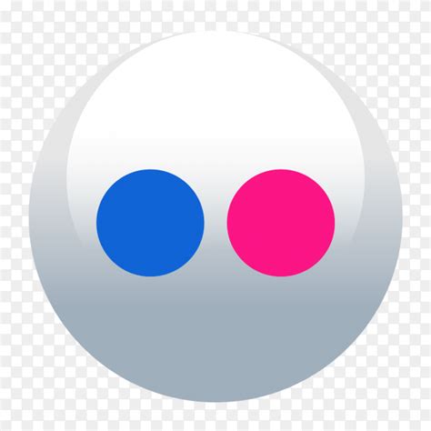 Flickr logo round social media icon vector PNG - Similar PNG