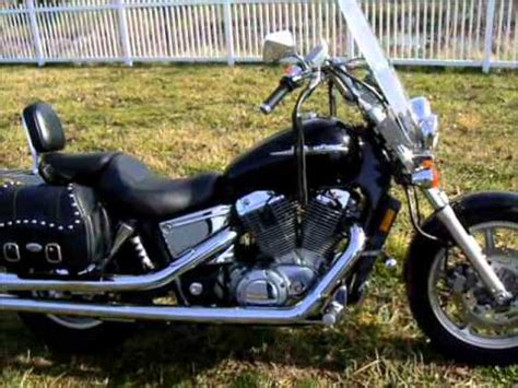 2002 Honda Shadow VT1100 Spirit 9-1616 walk around review - YouTube