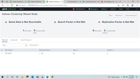 An error occurred adding 2 indexers with cluster ... - Splunk Community