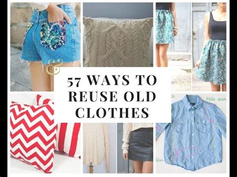 🛍💰🗑57 ways to reuse old clothes🛍🗑🗑 - YouTube